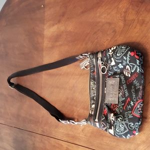 Original  Coach POPPY Bag multi color